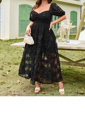 EYWOL Formal Wedding Guest Cocktail Plus Size Dress XXL